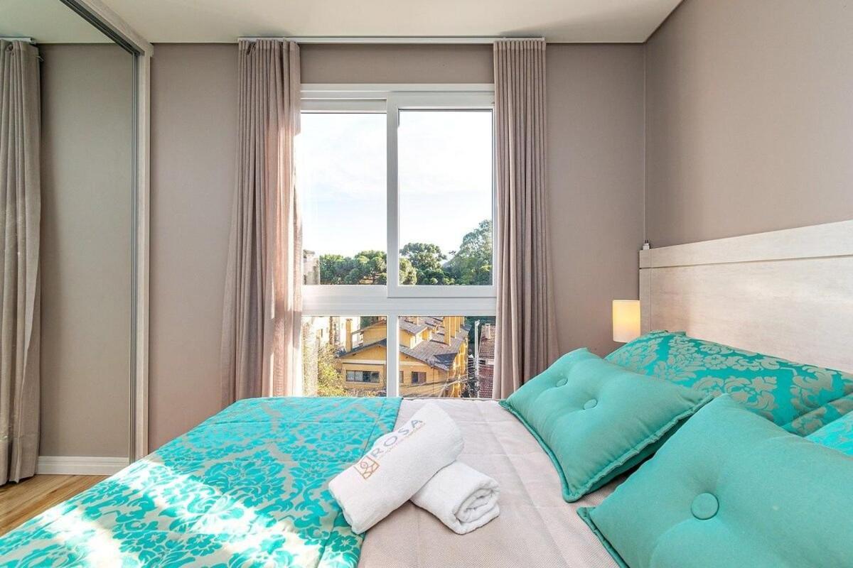 Apartamento Rosa Edificio Giovani Pizetta Gramado Exterior foto
